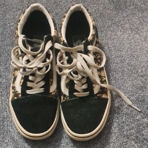 Stylish Floral Vans Sneakers